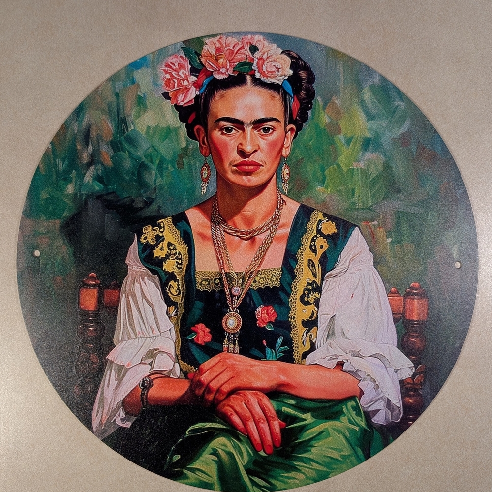 Colorful Frida Kahlo Art Print - Picture 1 of 1